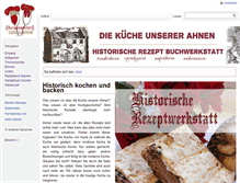 Tablet Screenshot of historische-rezeptwerkstatt.de